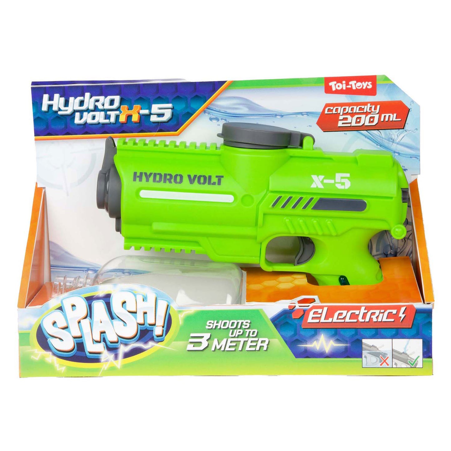 Pistola de agua eléctrica Hydro Volt x5