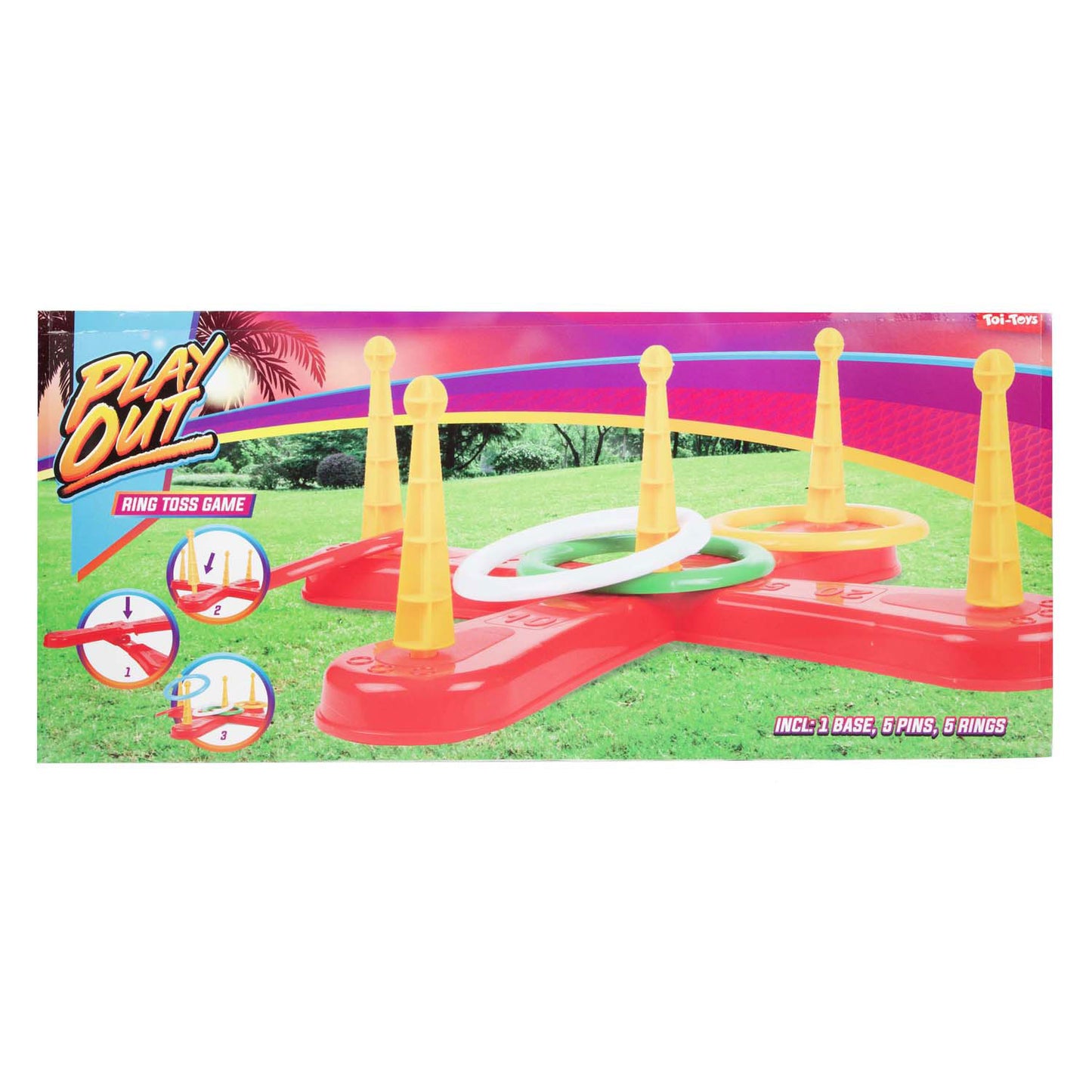 Toi-toys Gioca a Ringorwerppel Bright con 5 anelli