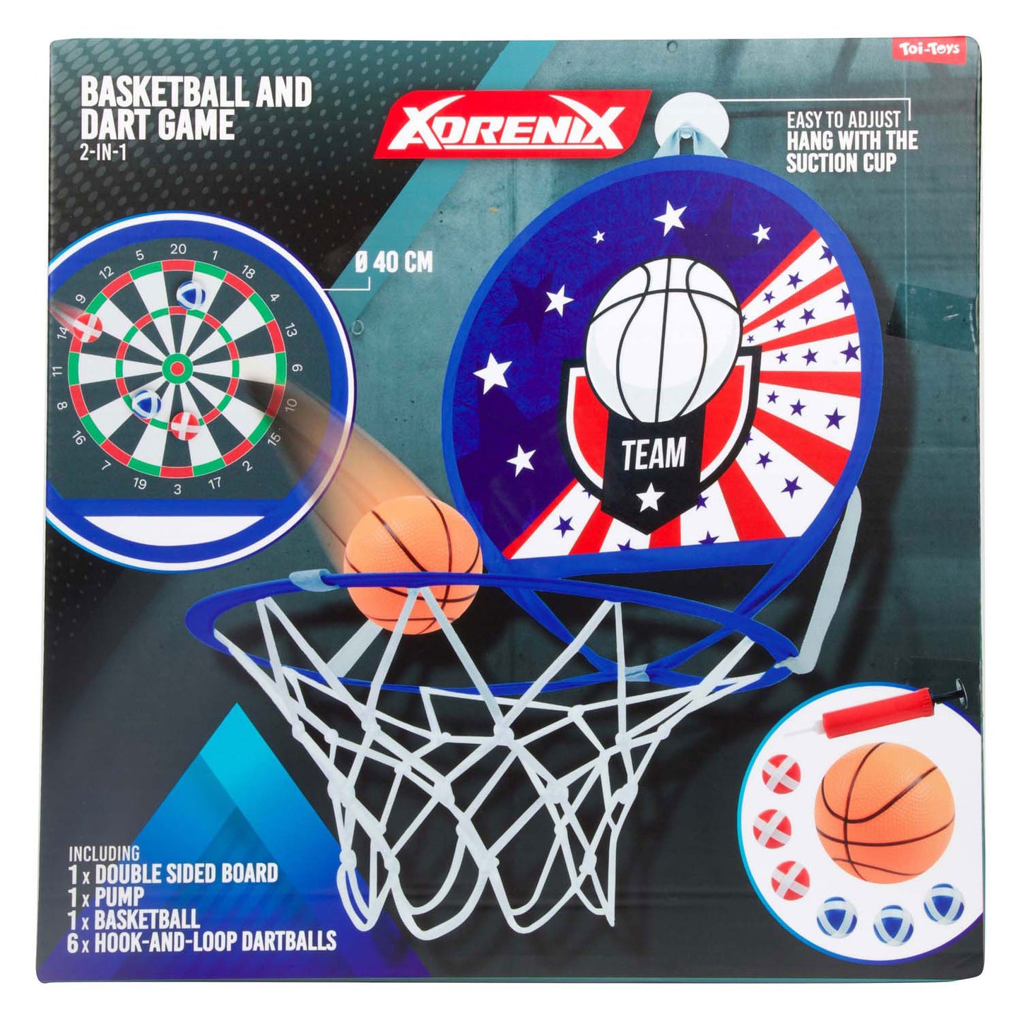 Adrenix Adrenix Game Darts Basketball 2In1 Game