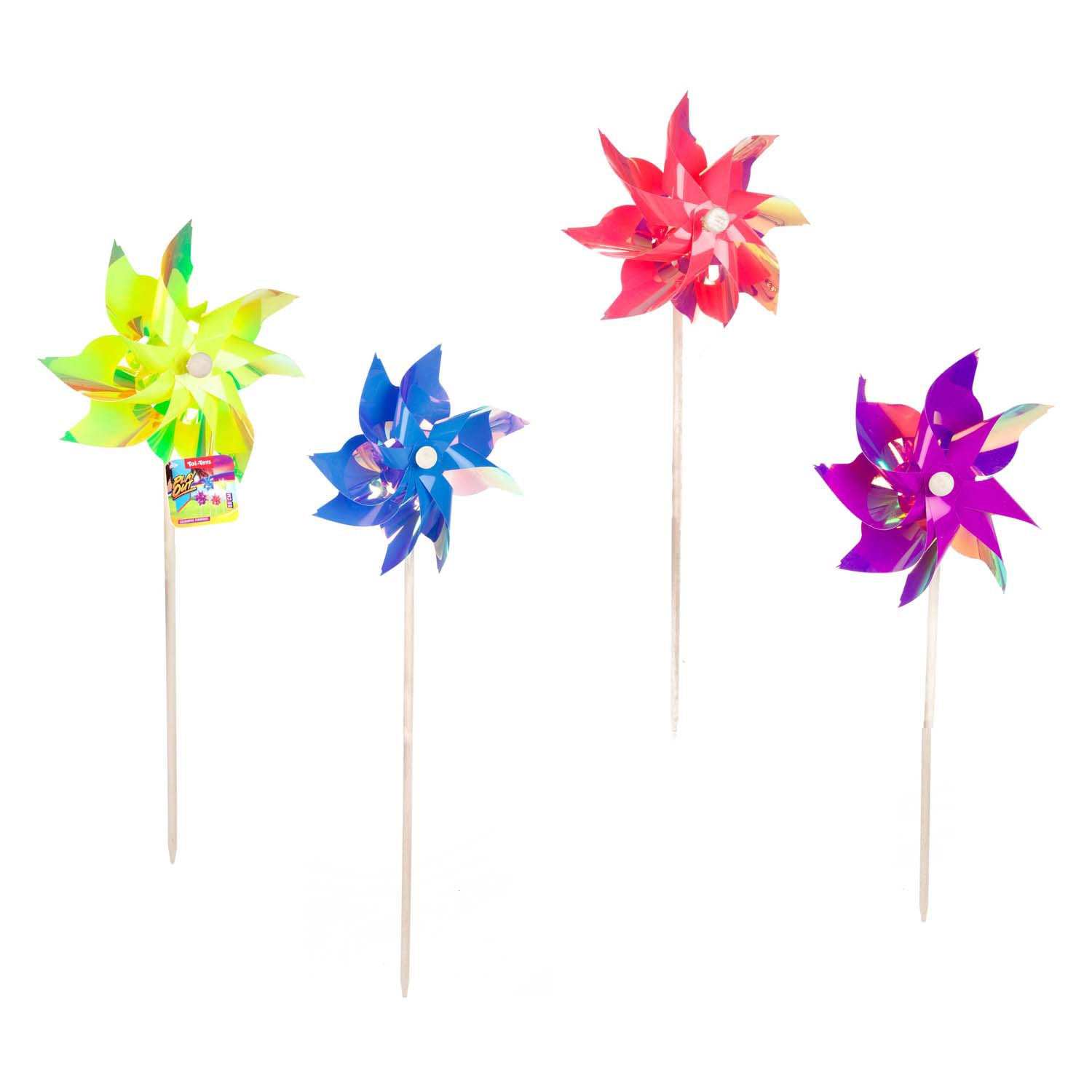 Toi-toys Windmill con palo de madera, 54 cm