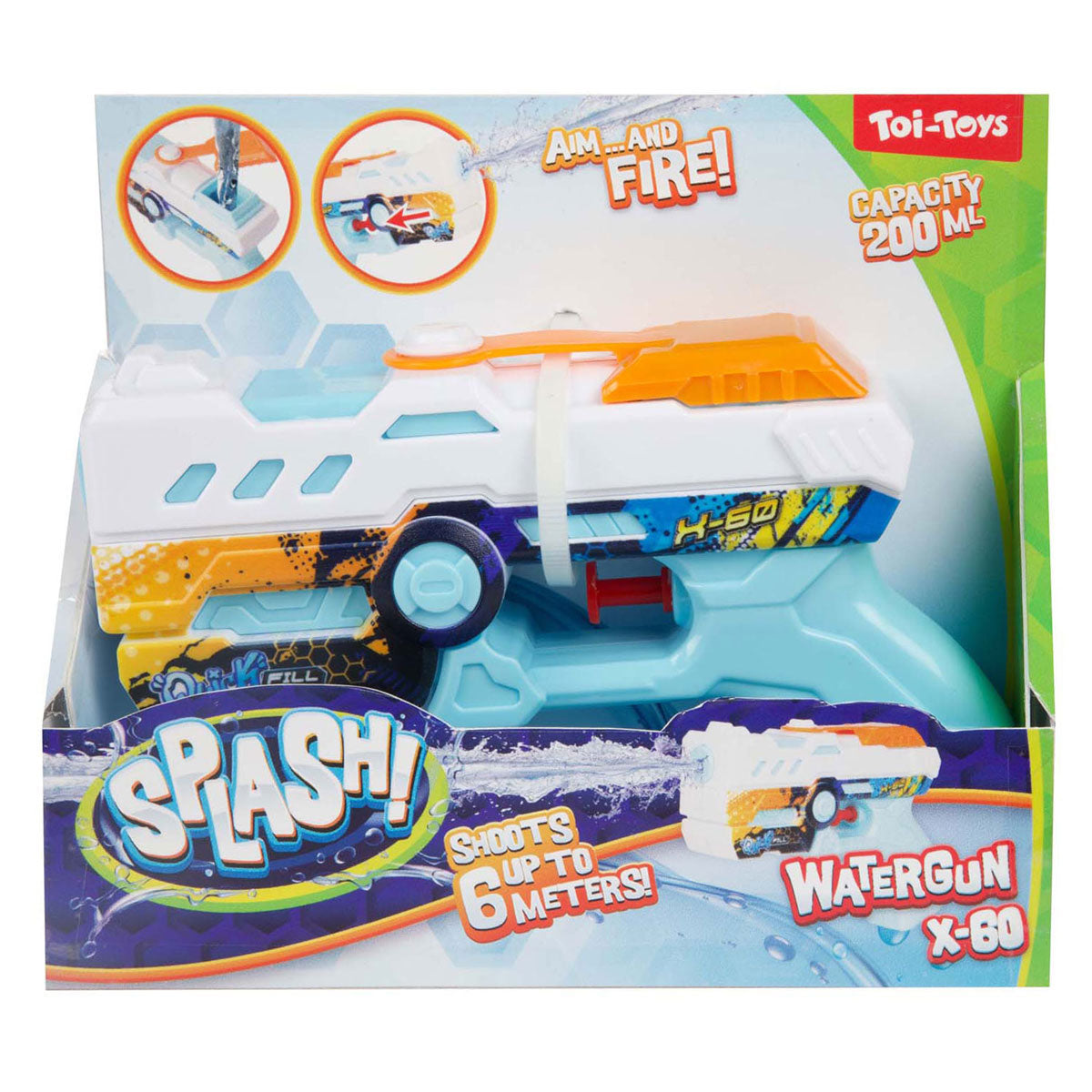 Toi-Toys Splash Water gun Quick Fill X60