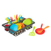 Toi-Toys Home Food Whashing Rack con cubiertos y sartenes, 27dlg.