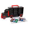 Toi-toys Turbo Racers Truck con 6 auto da corsa a tiro