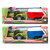 TOI-TOYS ACKERS VILLE TRACTOR Y TRAILER CON LUZ Y SONIDO, 10 cm