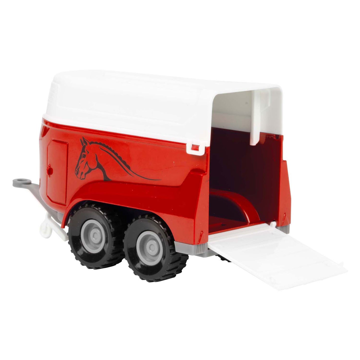 TOI-TOYS ACKERS VILLE TRACTOR Y TRAILER CON LUZ Y SONIDO, 10 cm