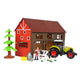 TOI-TOYS ACKERS VILLE Farm con Light and Sound Play set, 12dlg.