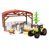 Toi-toys Ackers Ville Horse Stable con set di luce e suono di suoni, 14dlg.