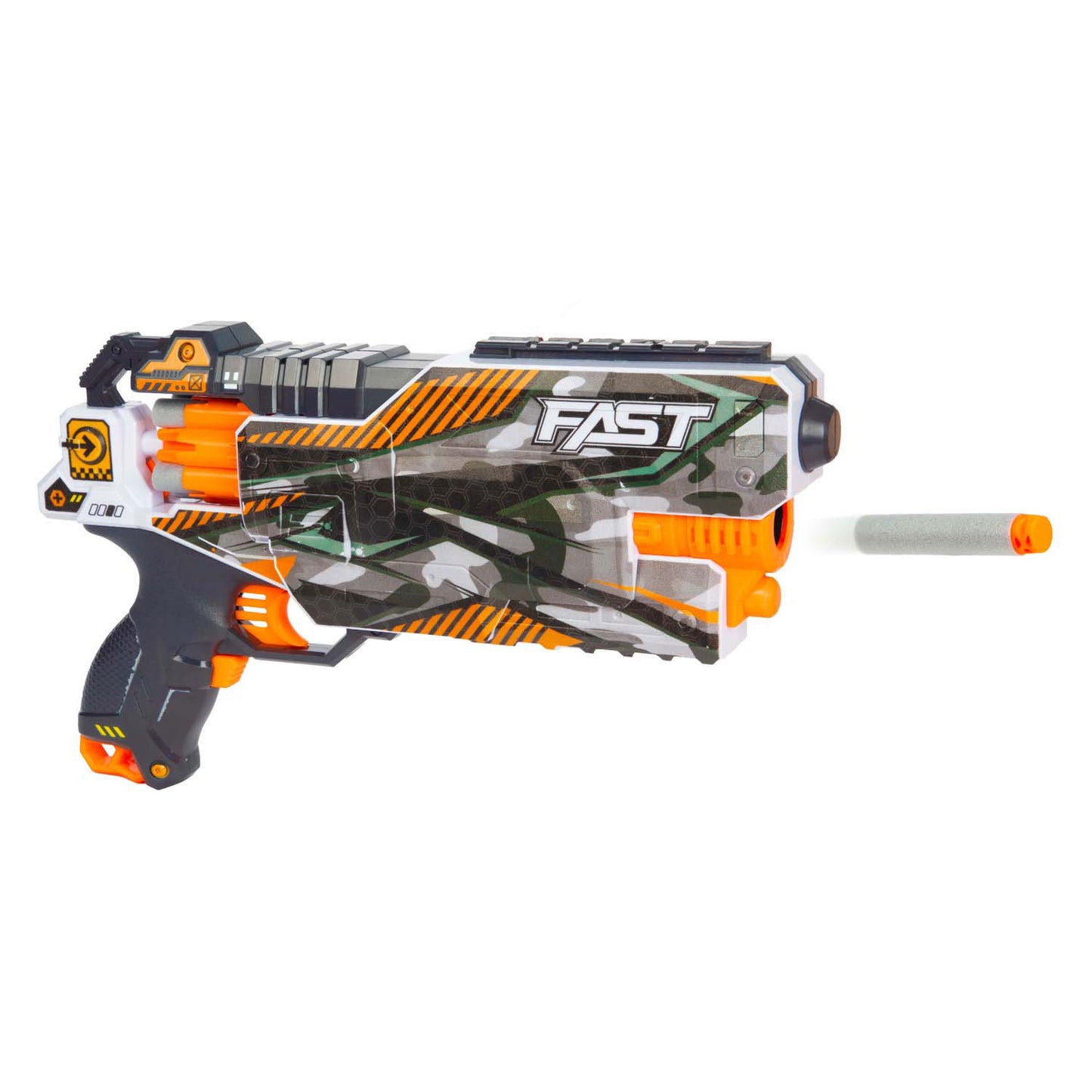 Toi-toys foam strikex pistola de tiro eléctrica shockwave con 24 flechas de espuma