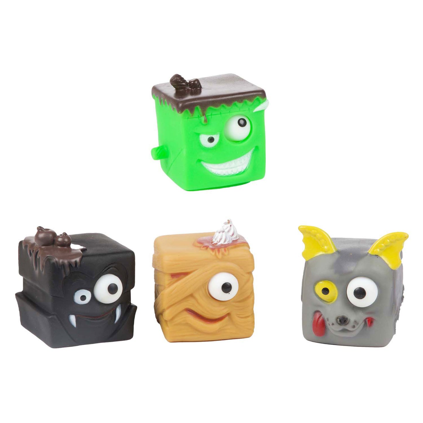 Toi-toys divertente spremere cubus mostro puiloog, 5 cm
