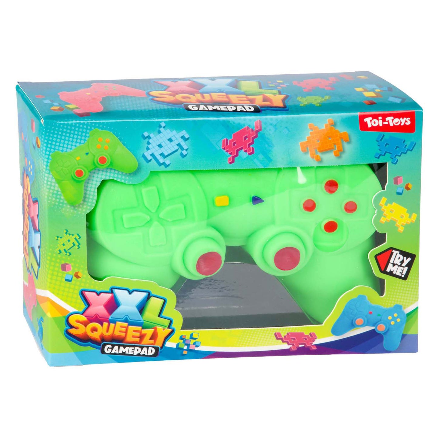 Toi-toys kneedbare gamecontroller rekbaar 17cm