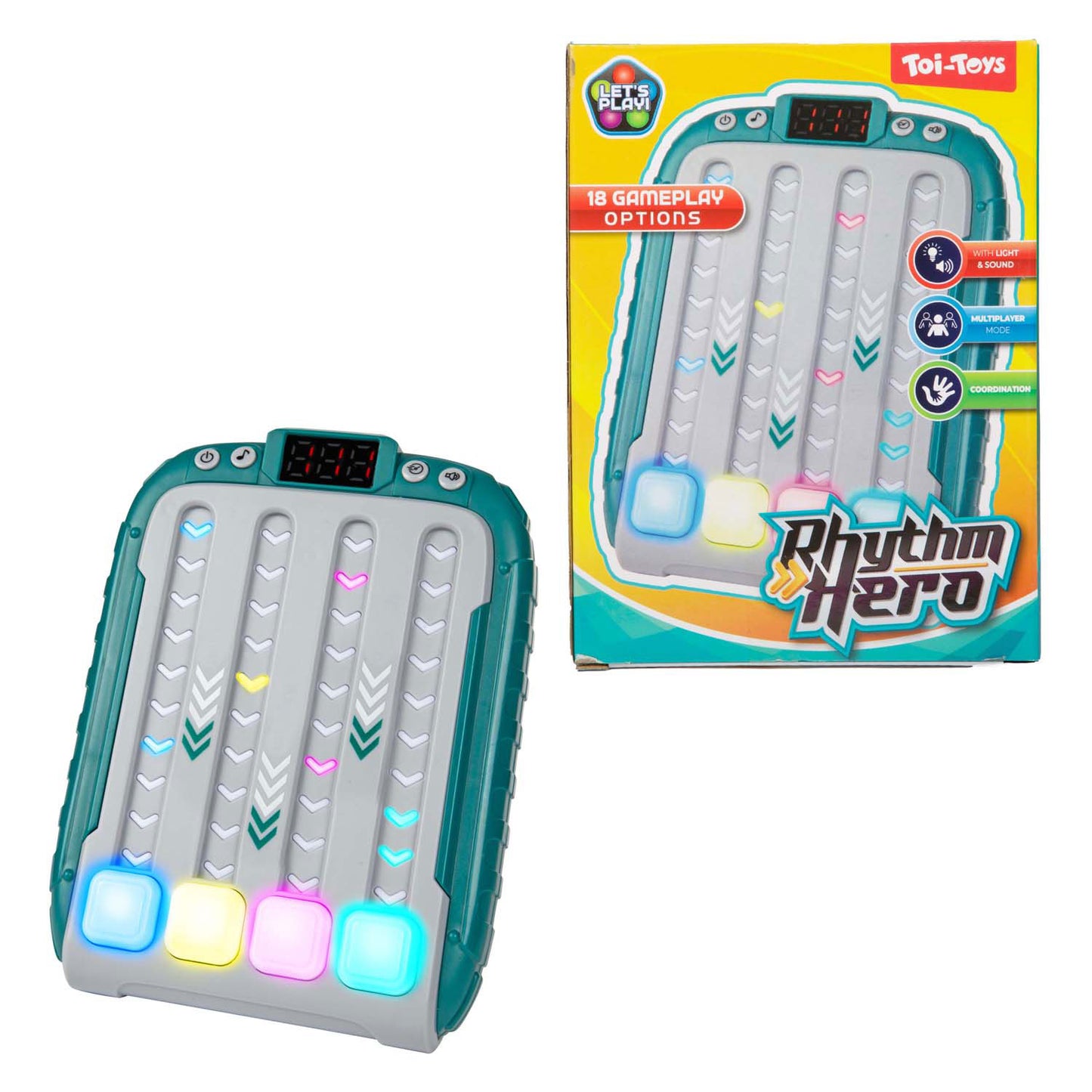 Toi-toys divertente game elettronico Rhythm Hero with Light and Sound