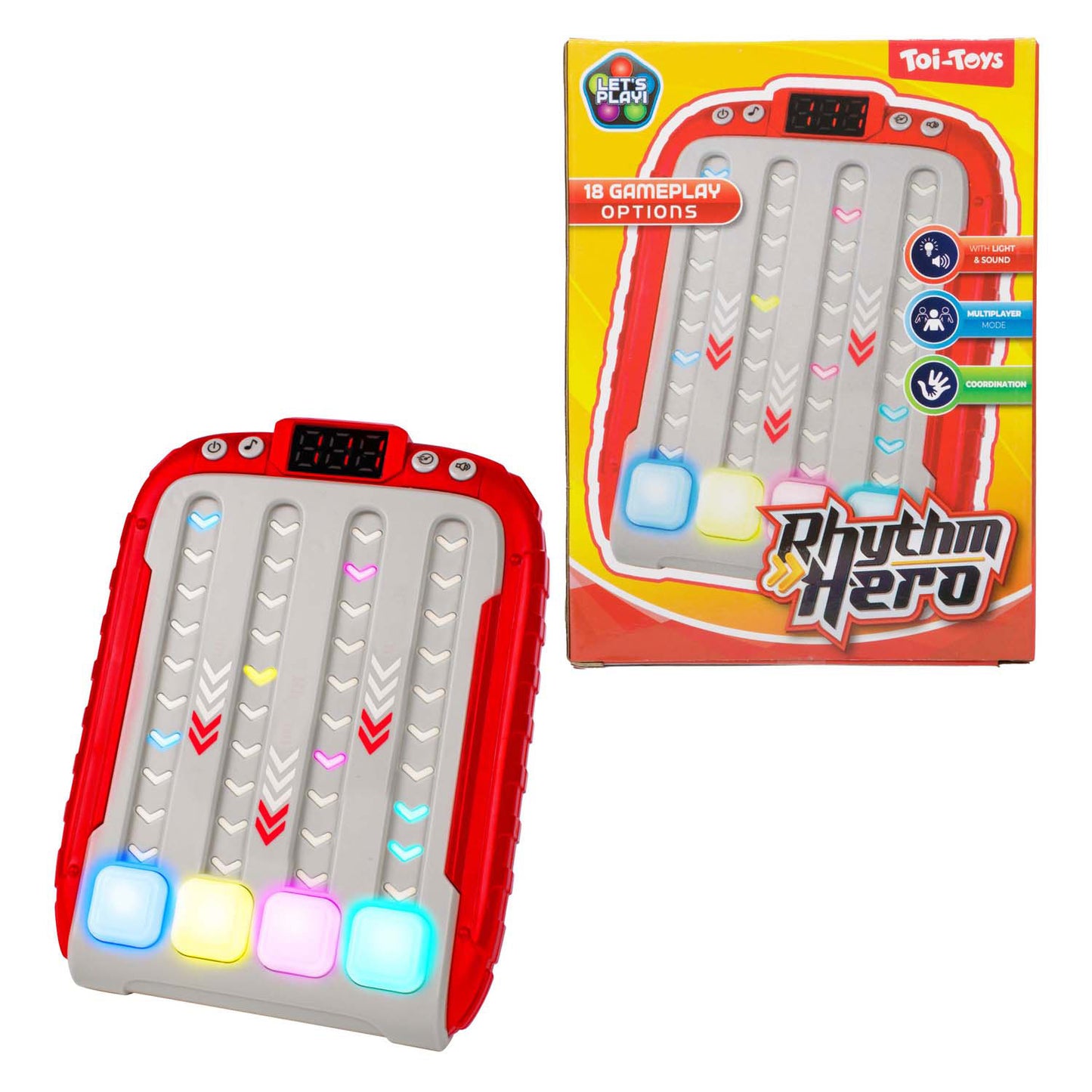 Toi-toys divertente game elettronico Rhythm Hero with Light and Sound