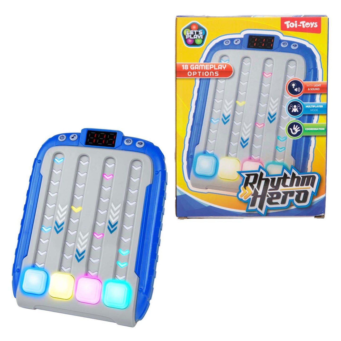 Toi-toys divertente game elettronico Rhythm Hero with Light and Sound