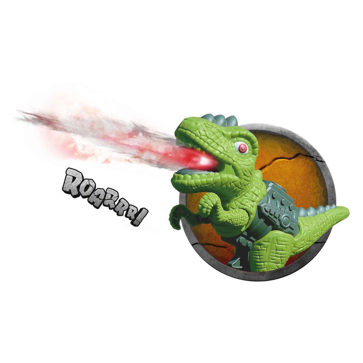 World of Dinosaurs Dinopistool con spray, luce e suono