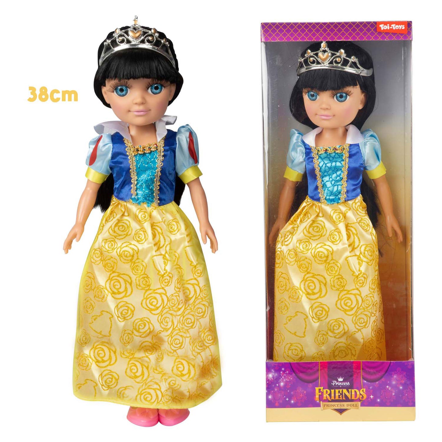 TOI TOYS Princesa Friends Fashion Pop Fairytale Princesas, 38 cm