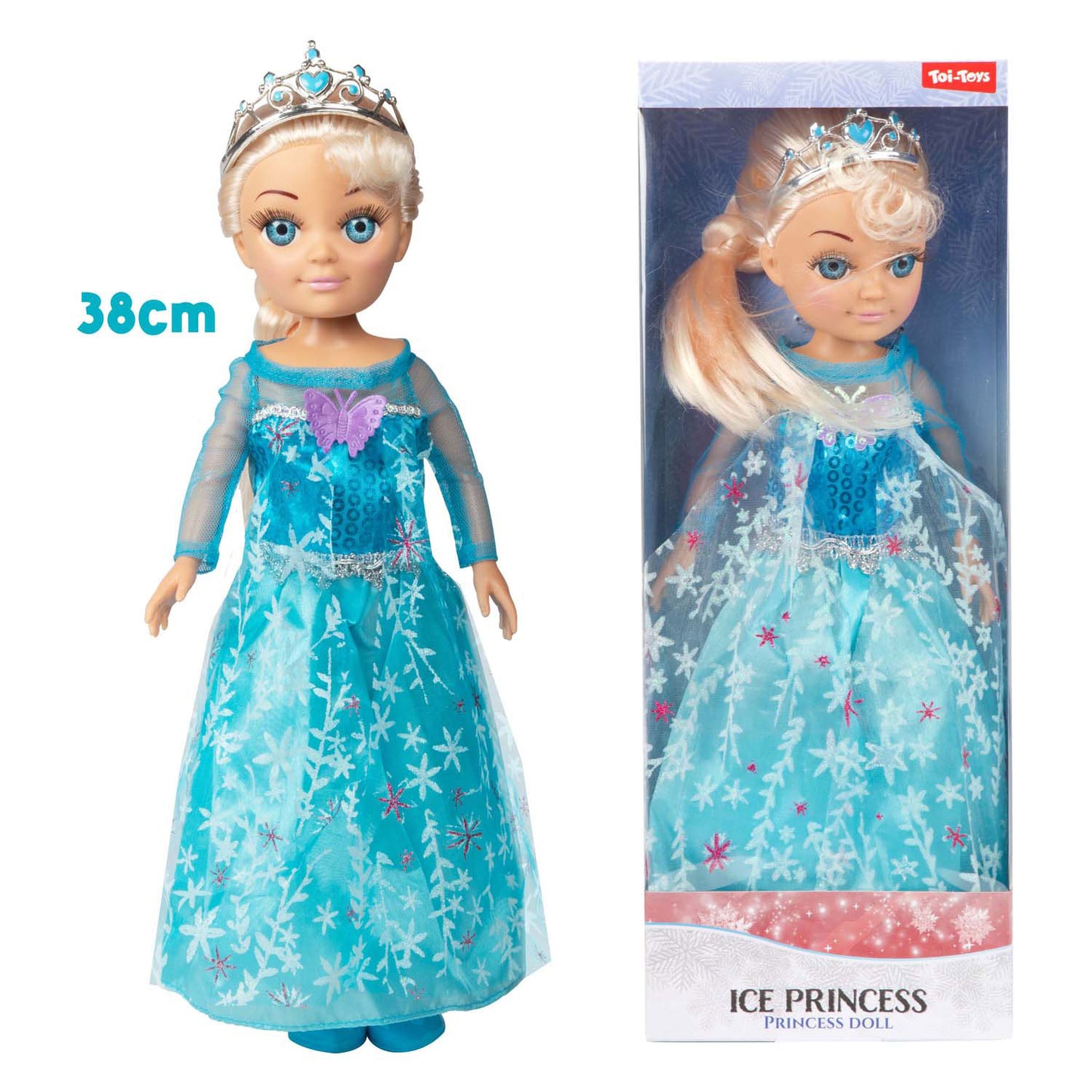 TOI TOYS Ice Princess Pop IJSprinses, 38 cm