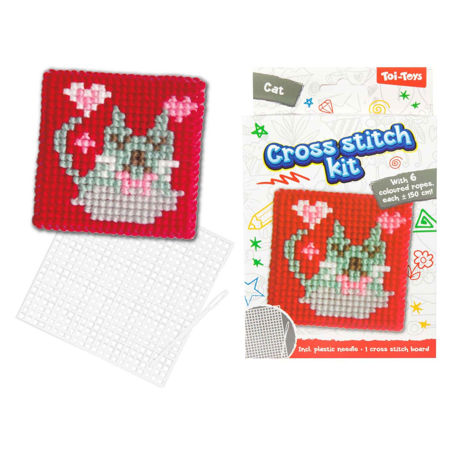 Toi-toys Craft Grovinge Set a tema Croce Stitch