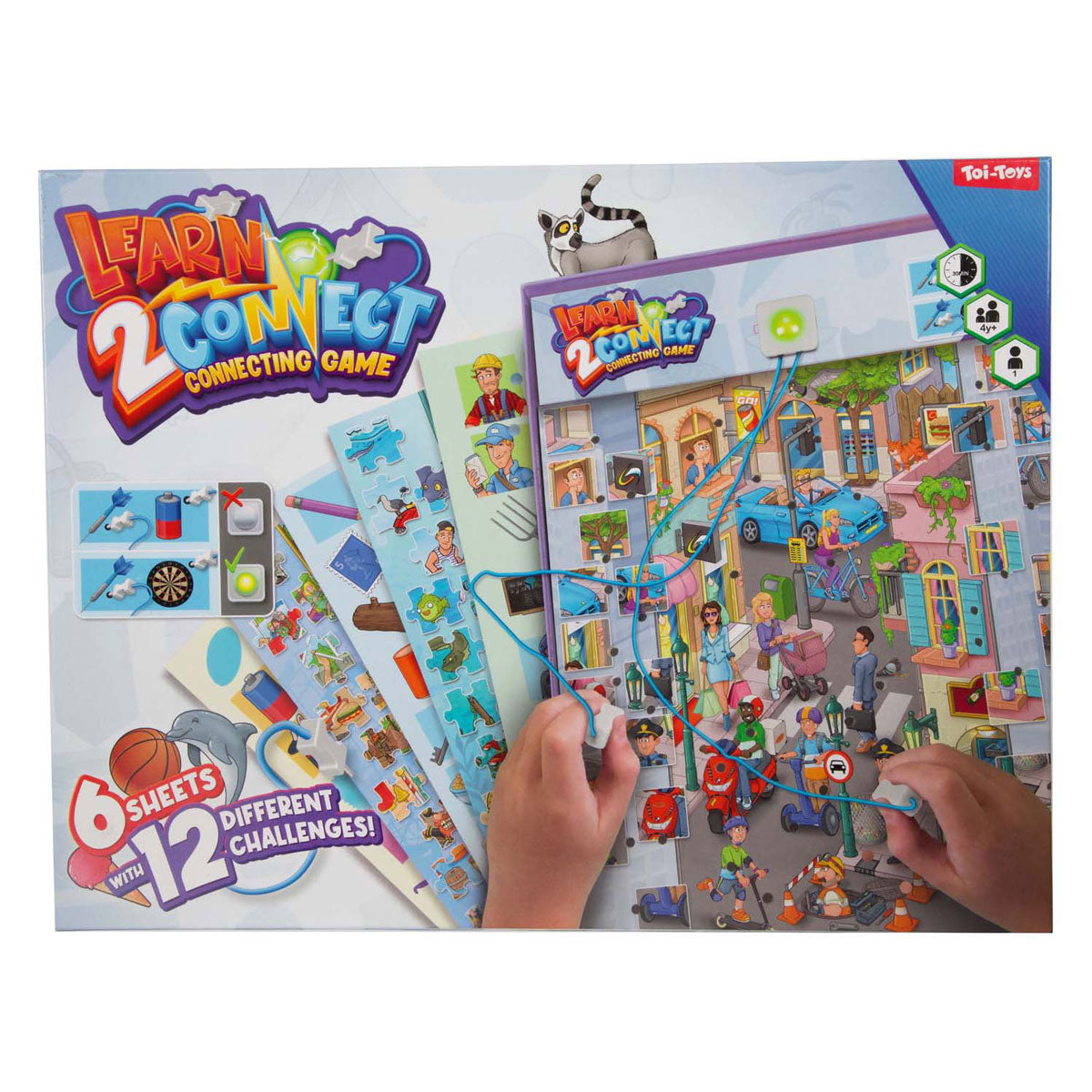 Giochi toi-toys elettronici impara 2 connect connect, 4-6 anni