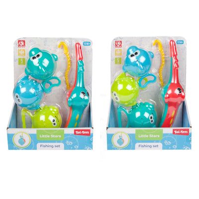 TOI-TOYS Little Stars Bath Toys Vishengel con 3 peces, 4dlg.