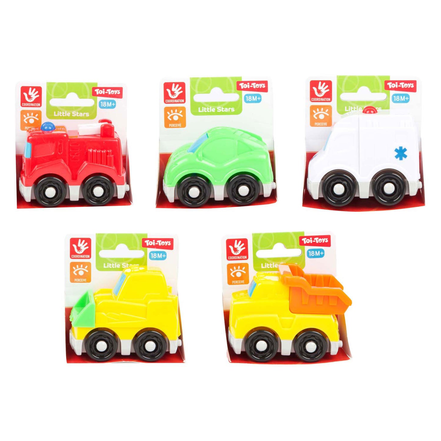 TOI-TOYS Little Stars Baby Mini Auto, 6.5 cm