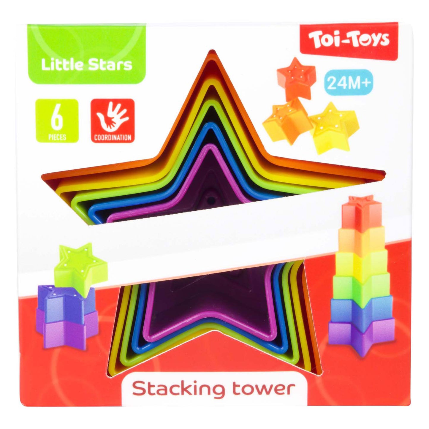 Little Stars Little Stack Tower Ster 6 piezas