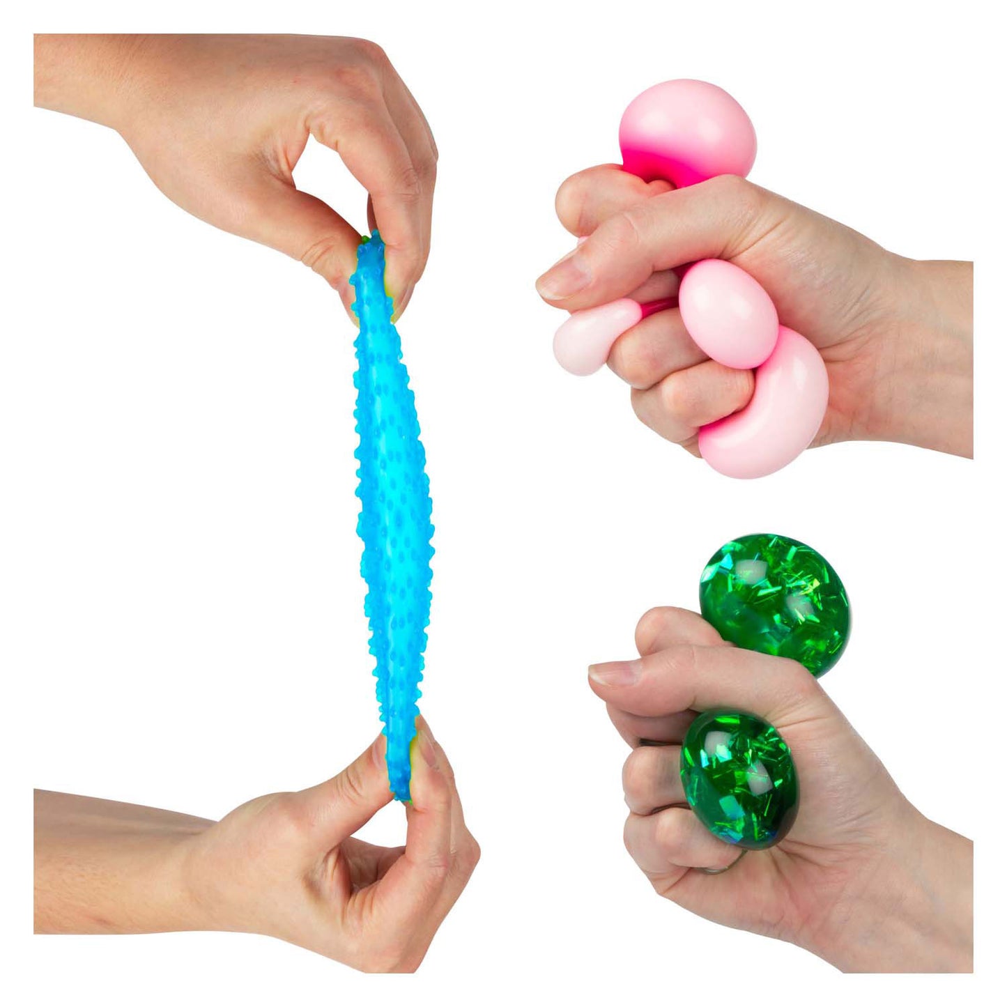 Toi-toys palline da spremere 5 cm scatola da 10 pezzi