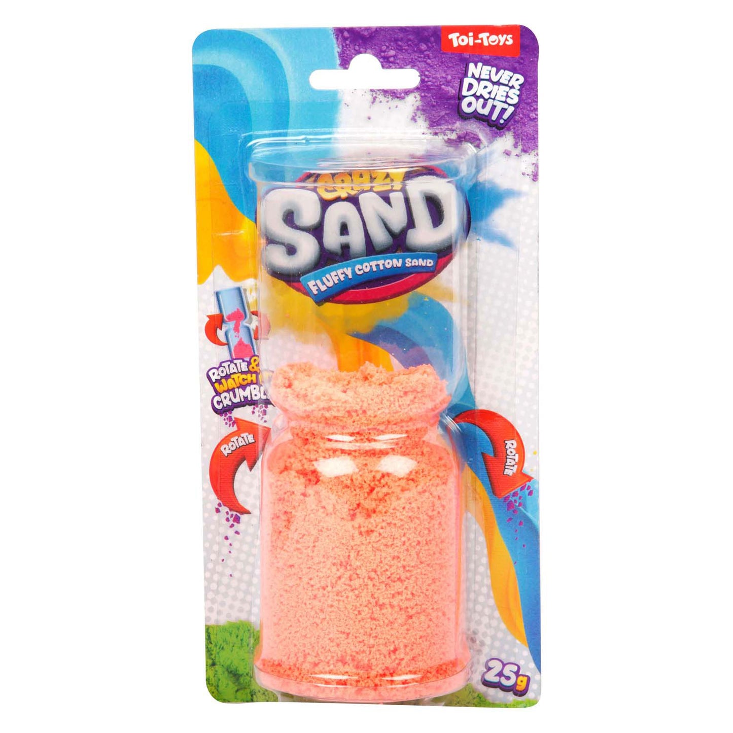 Toi-toys sabbia estensibile Crazy Sand, 25 gr