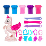 Toi-toys sculptidough kleiset eenhoorn, 5dlg. - afbeelding 1