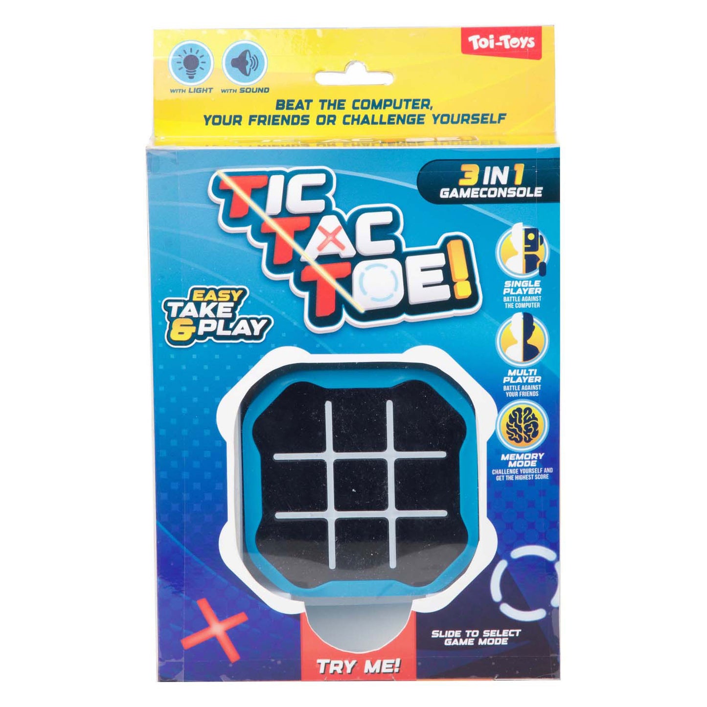 Toi-toys divertido juego eléctrico tres en raya