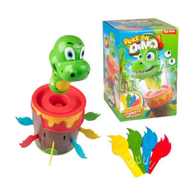 Juego de toi-toys perfora el volcán dino