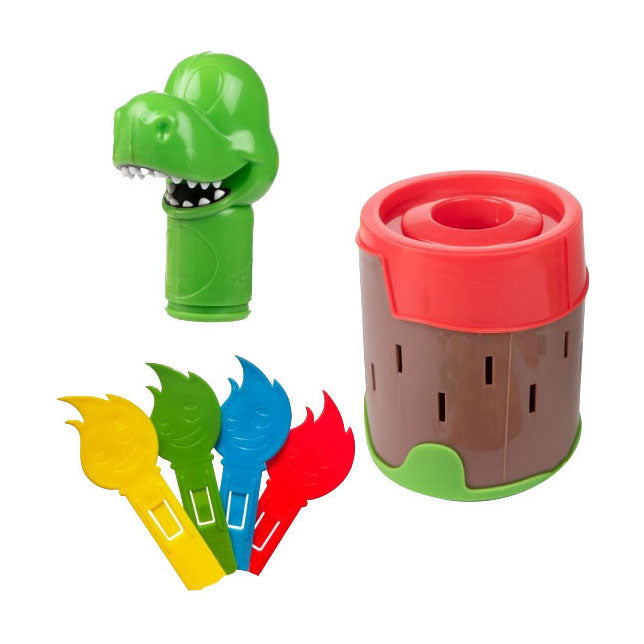 Juego de toi-toys perfora el volcán dino