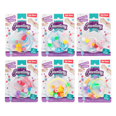 Toi-toys armband maken met zachte kralen - >15 kralen