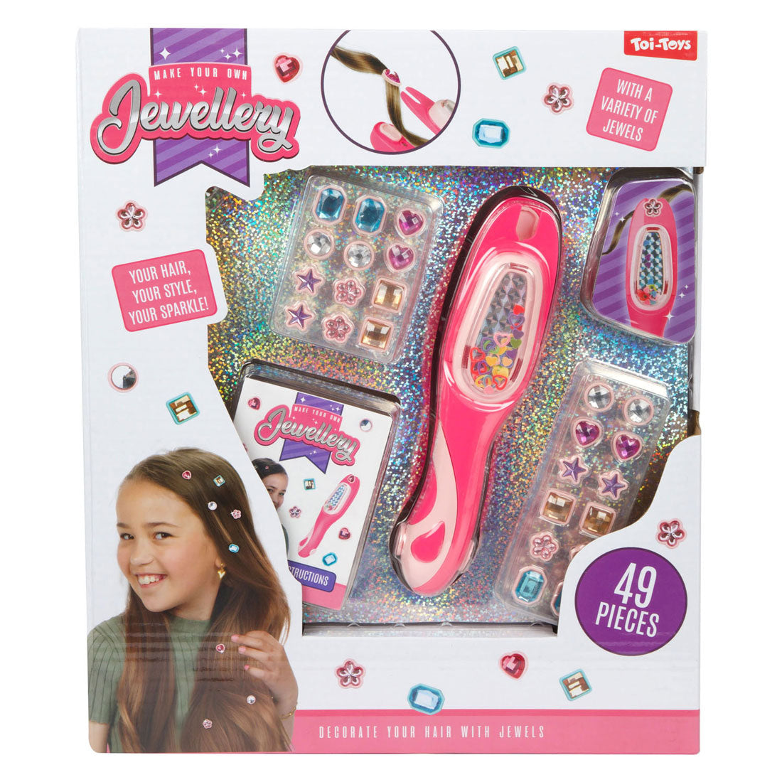 Set toi-toys decorala con gioielli - 49 pezzi.