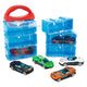 Toi-toys caja de almacenamiento turbo racers que incluye 8 coches de metal - 1:45