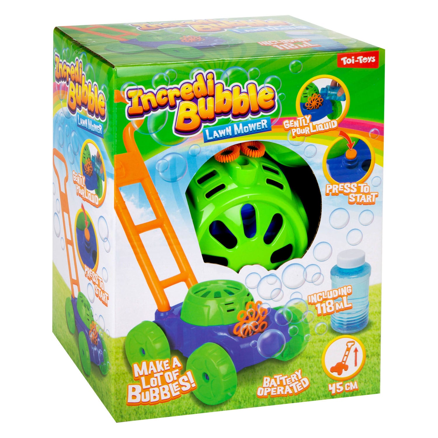 Toi-toys tosaerba soffiabolle con soffiatore di bolle - 118ml