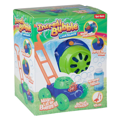 Toi-toys máquina cortacésped sopladora de burbujas con soplador de burbujas - 118ml