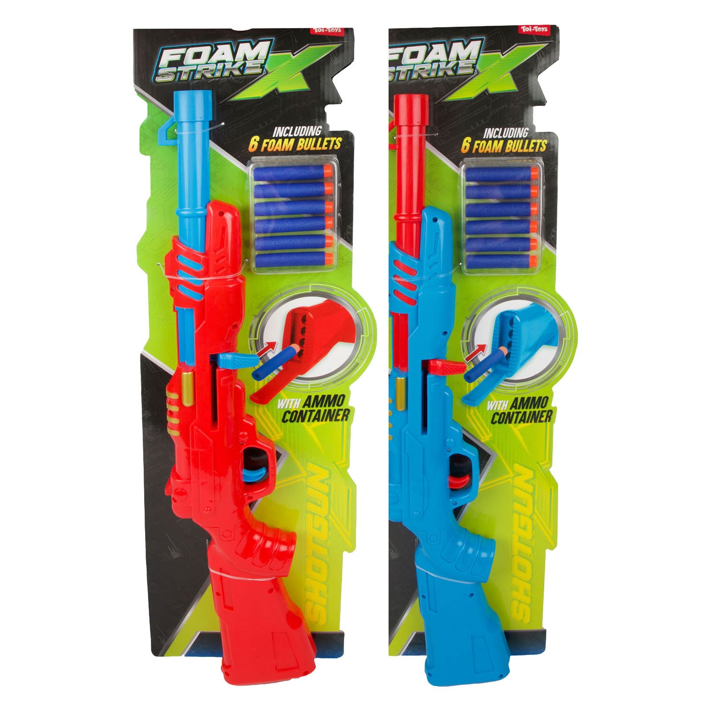 Toi-toys escopeta strikex de espuma con 6 flechas de espuma