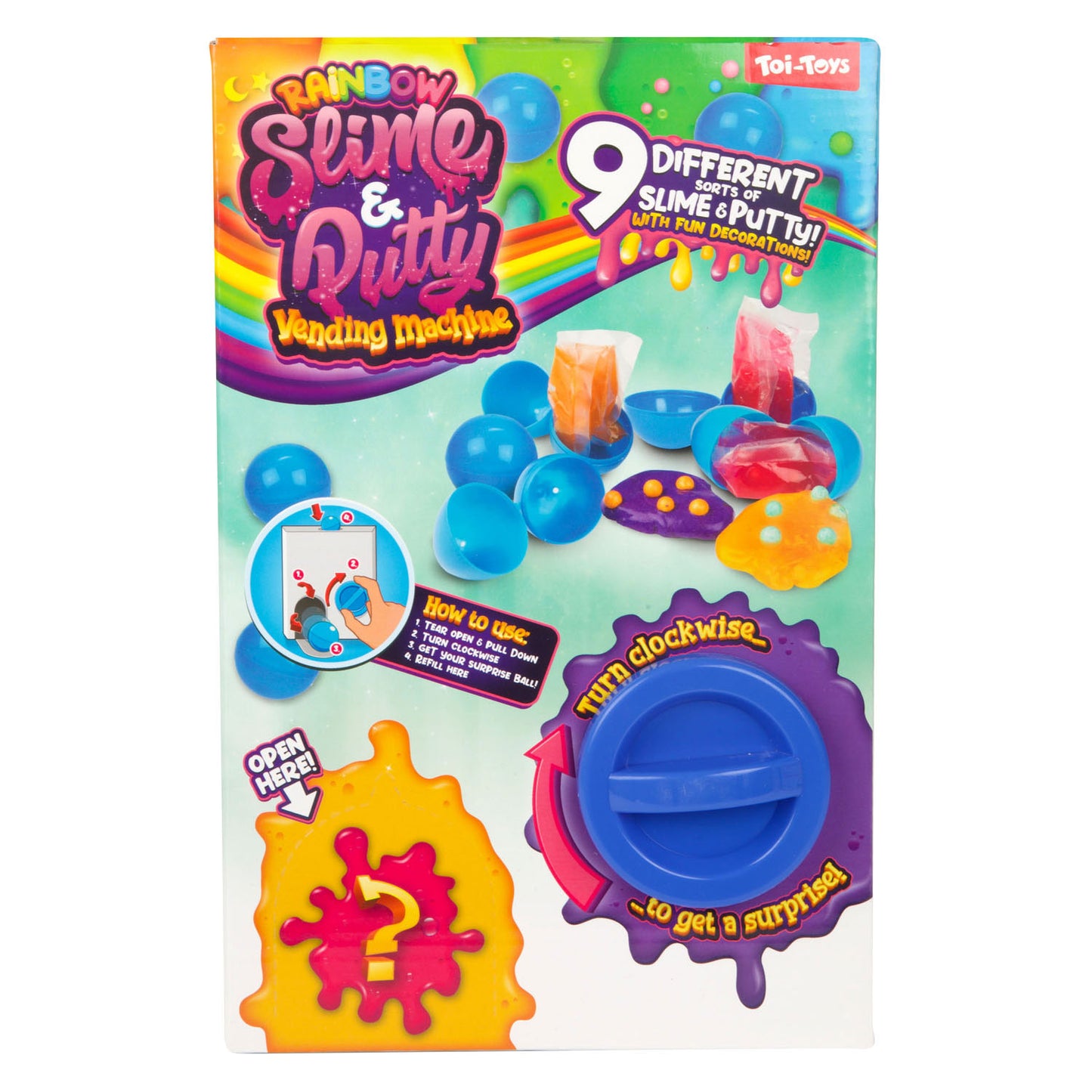 Toi-toys máquina de bolas sorpresa de limo