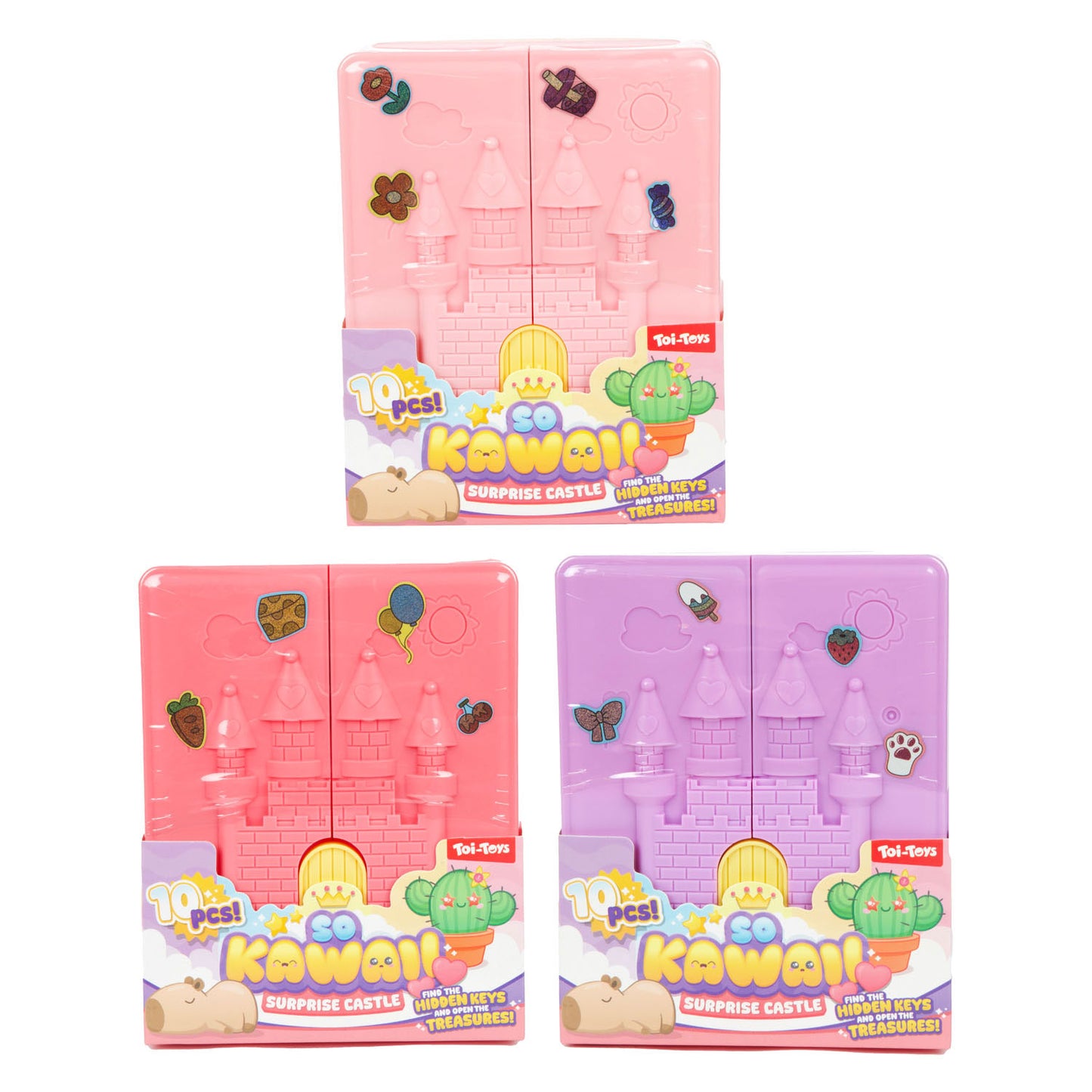 Toi-toys collar y cuentas castillo sorpresa so kawaii - 10 uds.