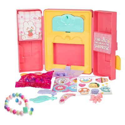 Toi-toys so kawaii collana castello a sorpresa e perline - 10 pz.