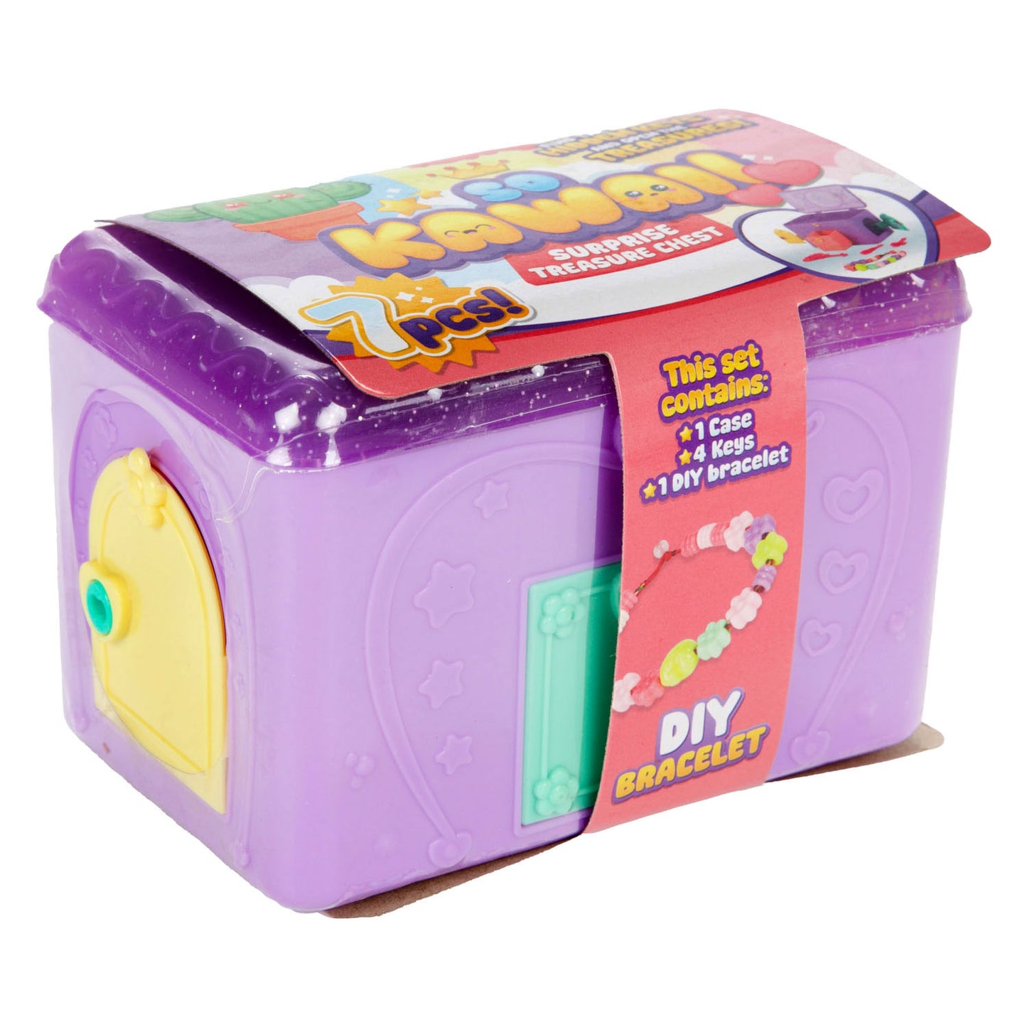Bracciale Toi-toys so kawaii a sorpresa con perline - 7 pezzi.