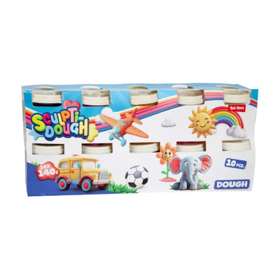 Set argilla scolpita Toi-toys - 10x140gr.