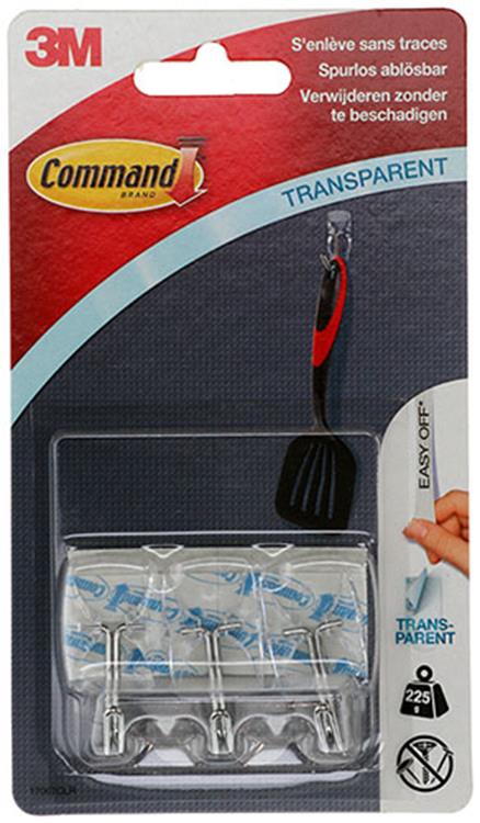 3m 1009237 - comando kl parentesi tr bianco | 9 pezzi