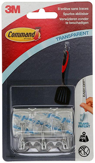 3m 1009237 - mando kl soportes tr blanco | 9 piezas