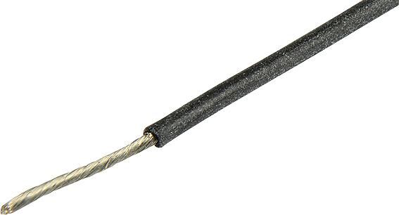 Herhth+Bens Cavo elettrico Silicone 0,5 mm nero 5mtr.