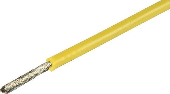 HERHTH+BENS ELETTRICA CAOLE SILICONE 1,5 mm Giallo 5MTR.