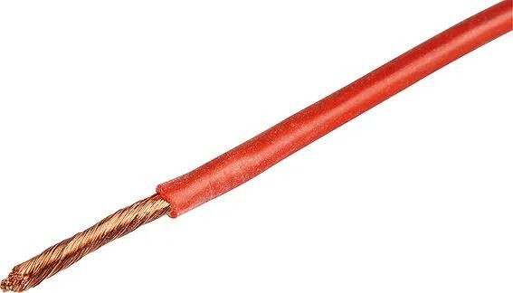 HETH+BUS SILICO ELETTRICO CAOLE ELETTRICO 1,5 mm di rosso 5MTR.