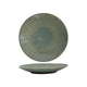 Piatto colazione righe blu-verde oceano ø21cm
