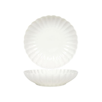 Svenska living diepbord ø20cm flower off white 6st