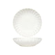 Svenska living plato hondo ø20cm flor blanco roto 6 piezas
